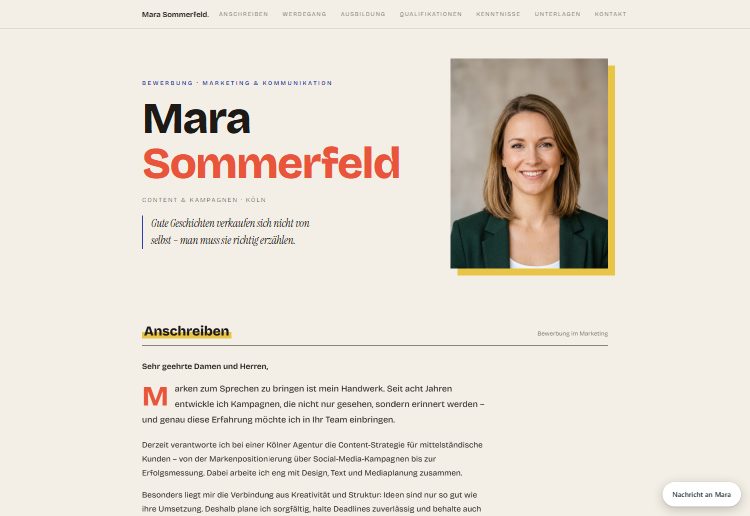 Atelier – Design-Vorschau