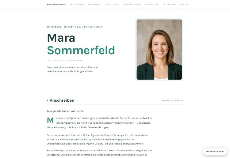 Praxis – Design-Vorschau